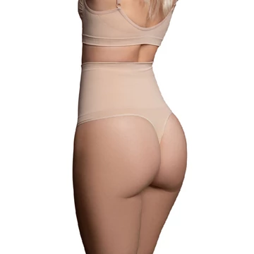 BYE BRA VARRAT NÉLKÜLI MAGAS DERÉKÚ TANGA MEDIUM CONTROL -  M