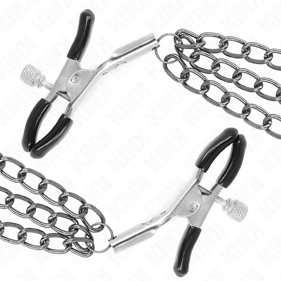 KINK - MELLBIMBÓBILINCSEK 3 LÁNCCAL FEKETE 20/23/28 CM