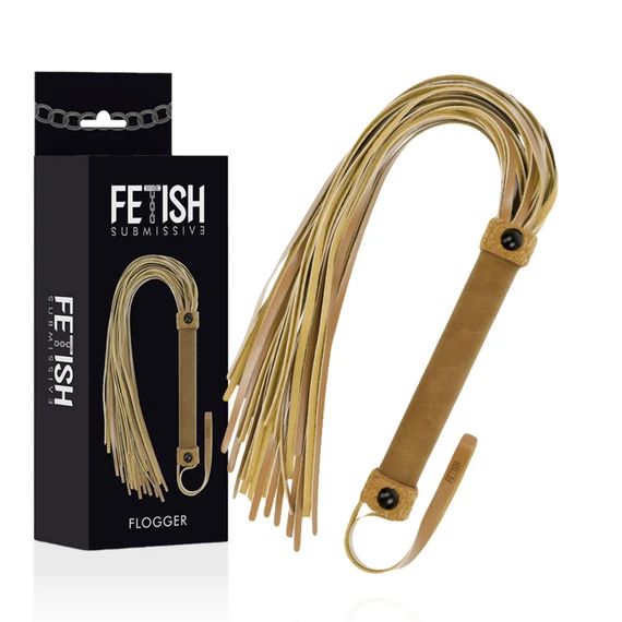 FETISH SUBMISSIVE EREDET FLOGGER VEGÁN BŐR