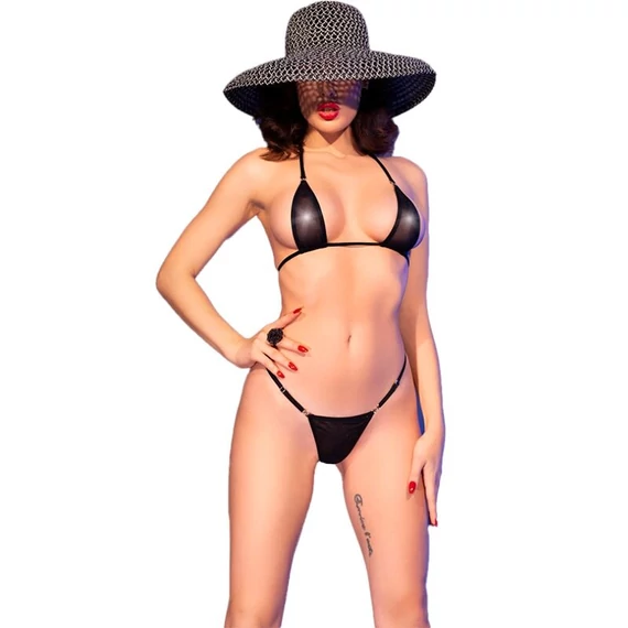 CHILIROSE - CR 4840 MICRO BIKINI Fekete S/M