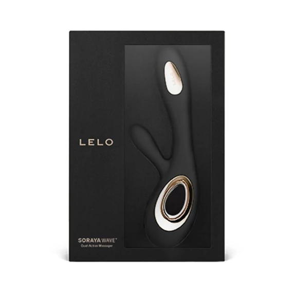 LELO SORAYA WAVE - AKKUS,CSIKLÓKAROS, BÓLOGATÓ VIBRÁTOR - FEKETE