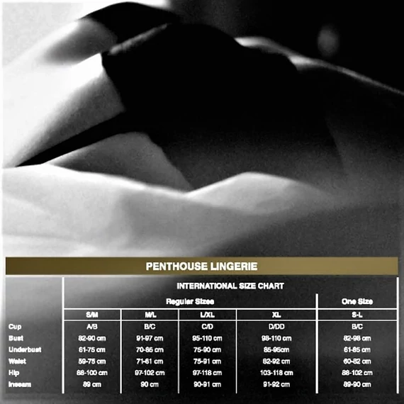PENTHOUSE  TEDDY BLACK XL