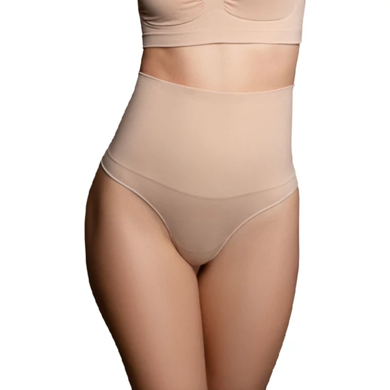 BYE BRA VARRAT NÉLKÜLI MAGAS DERÉKÚ TANGA MEDIUM CONTROL -  M