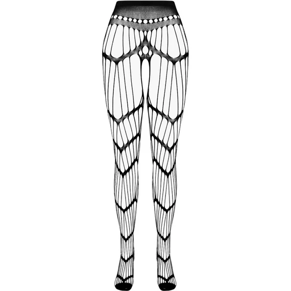 PASSION - ECO KOLLEKCIÓ BODYSTOCKING ECO S006 FEKETE