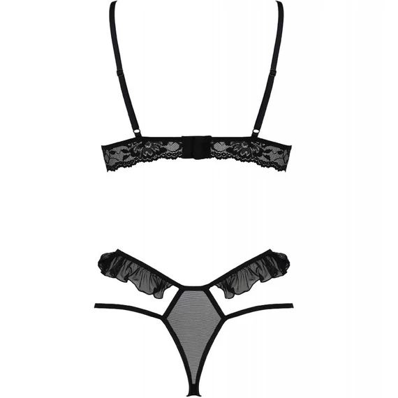 PASSION - DOLLY SET KÉT DARAB FEKETE S/M