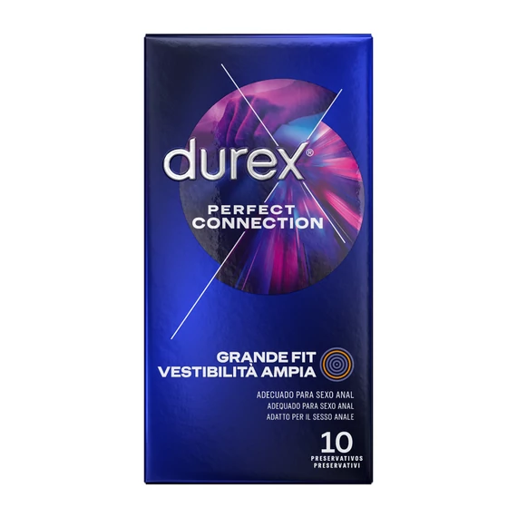 DUREX PERFECT CONNECTION SILICONE EXTRA SIKOSÍTÓVAL - (10 DB)