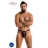 Kép 1/4 - PASSION 029 THONG COLLIN FEKETE L/XL