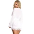 Kép 3/4 - SUBBLIME FEHÉR HOSSZÚ UJJÚ ÉS ROJTOS BABYDOLL S/M