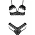 Kép 3/4 - PASSION - DOLLY SET KÉT DARAB FEKETE S/M