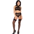 Kép 3/4 - LIVCO CORSETTI FASHION - MAJALESA LC 90526 BRA + HARISNYAKÖTŐ ÖV + BUGYI FEKETE