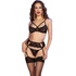 Kép 1/4 - CHILIROSE - CR 4697 SET NÉGY DARAB FEKETE M